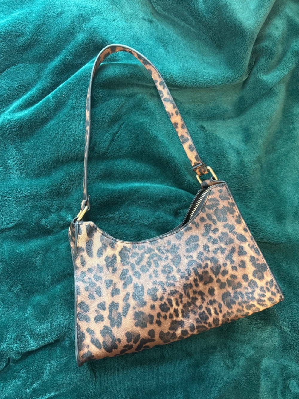 Marshalls Leopard Print Shoulder Bag in Tan and Black